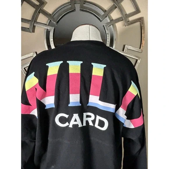 Spirit Jersey WildCard Las Vegas Casino long sleeve shirt Small S black 2 Sided - Picture 4 of 13